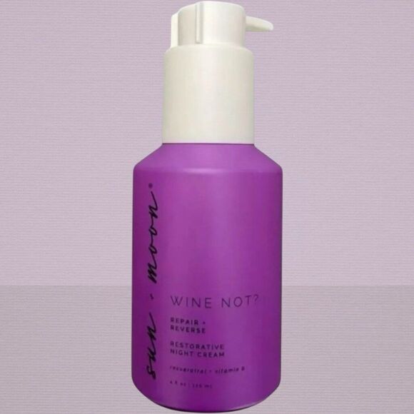 NEW Sun+Moon 'Wine Not!'‎ Restorative Night Cream - Picture 1 of 3